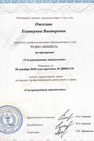 Сертификат № 6